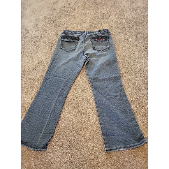 Seasons Ooh La La Women's 14 Bootcut Boogie Embellished Back Pockets - Picture 3 of 6